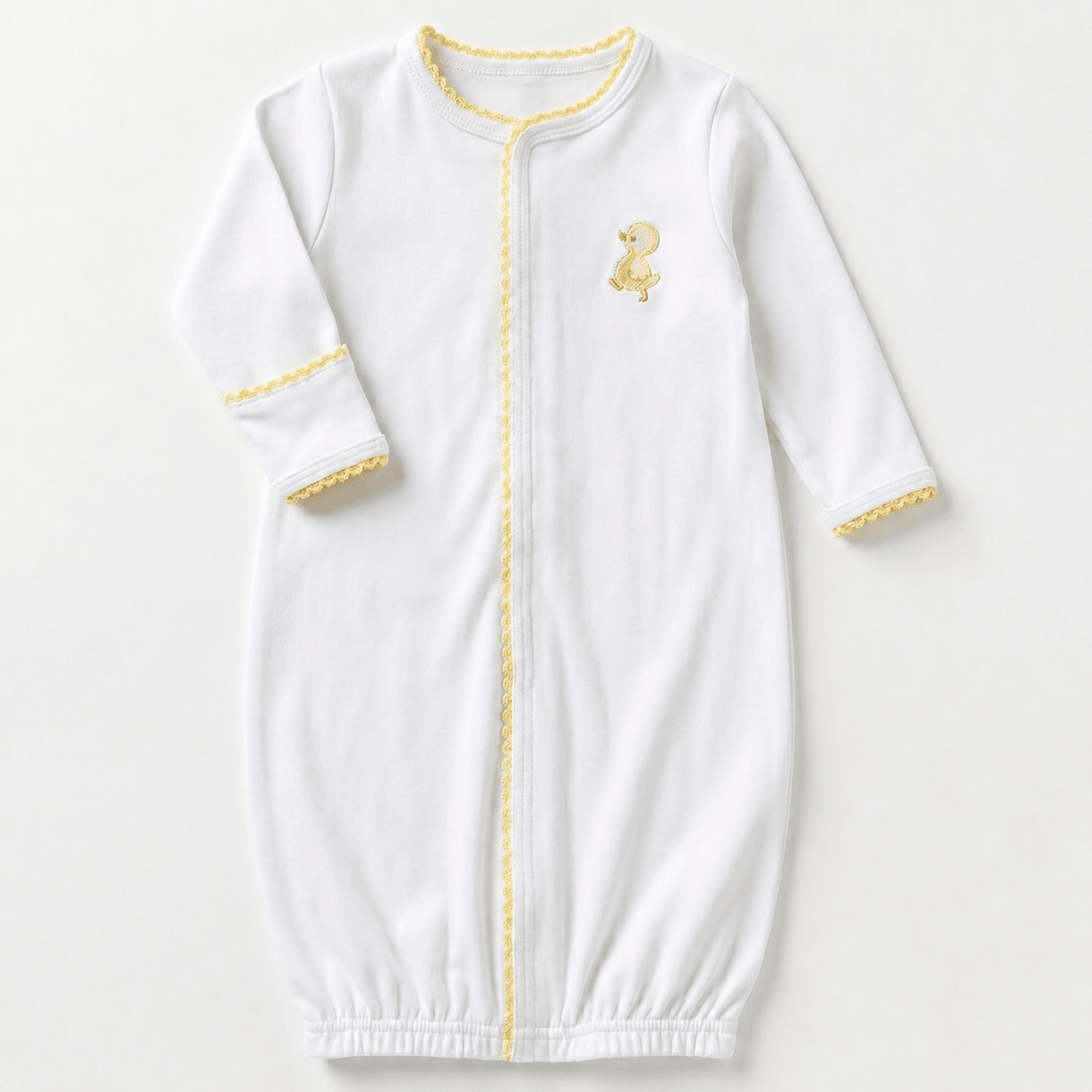 Downy Ducklings Embroidered Converter - Magnolia BabyConverter Gown