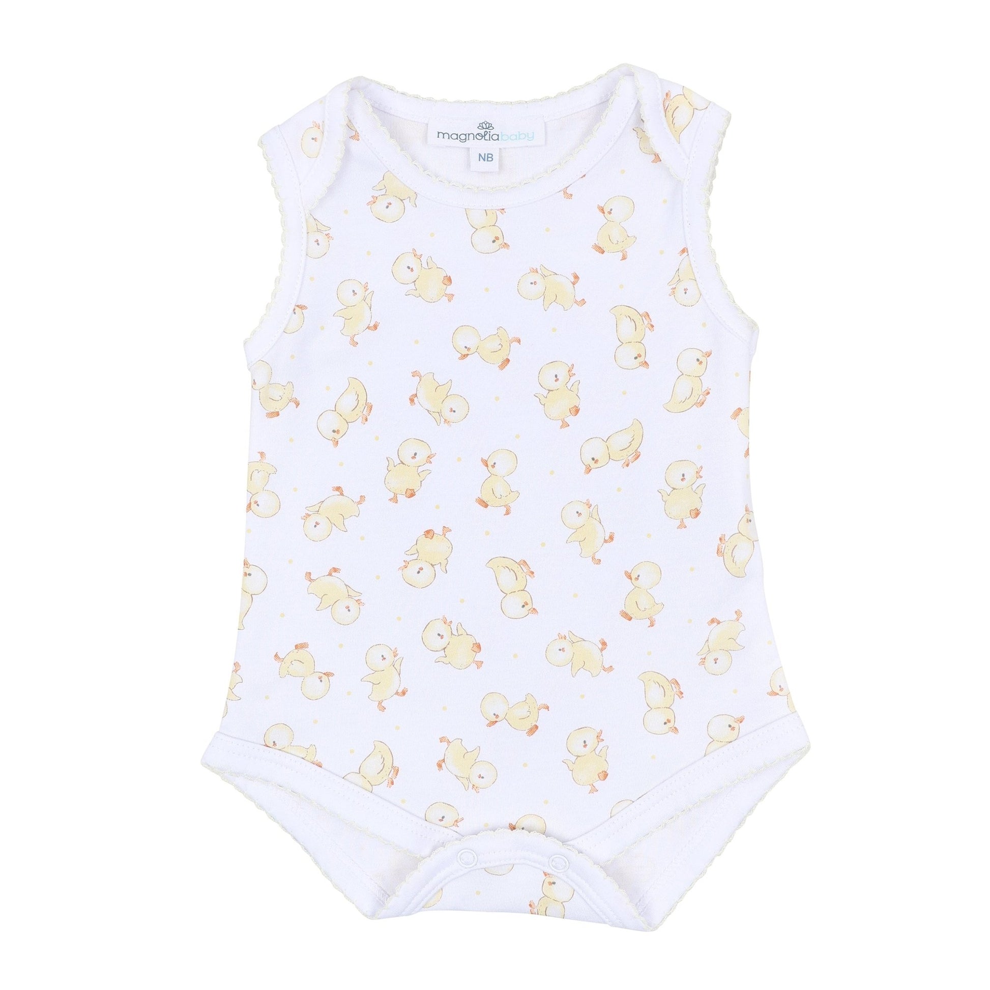 Downy Ducklings Print Bodysuit - Magnolia BabyBodysuit