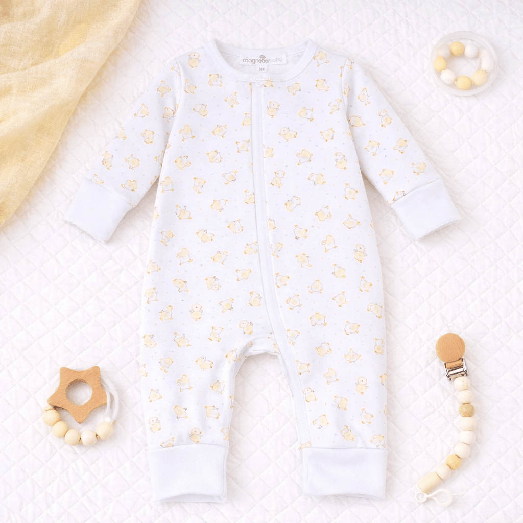 Downy Ducklings Print Zip Playsuit - Magnolia BabyPlaysuit