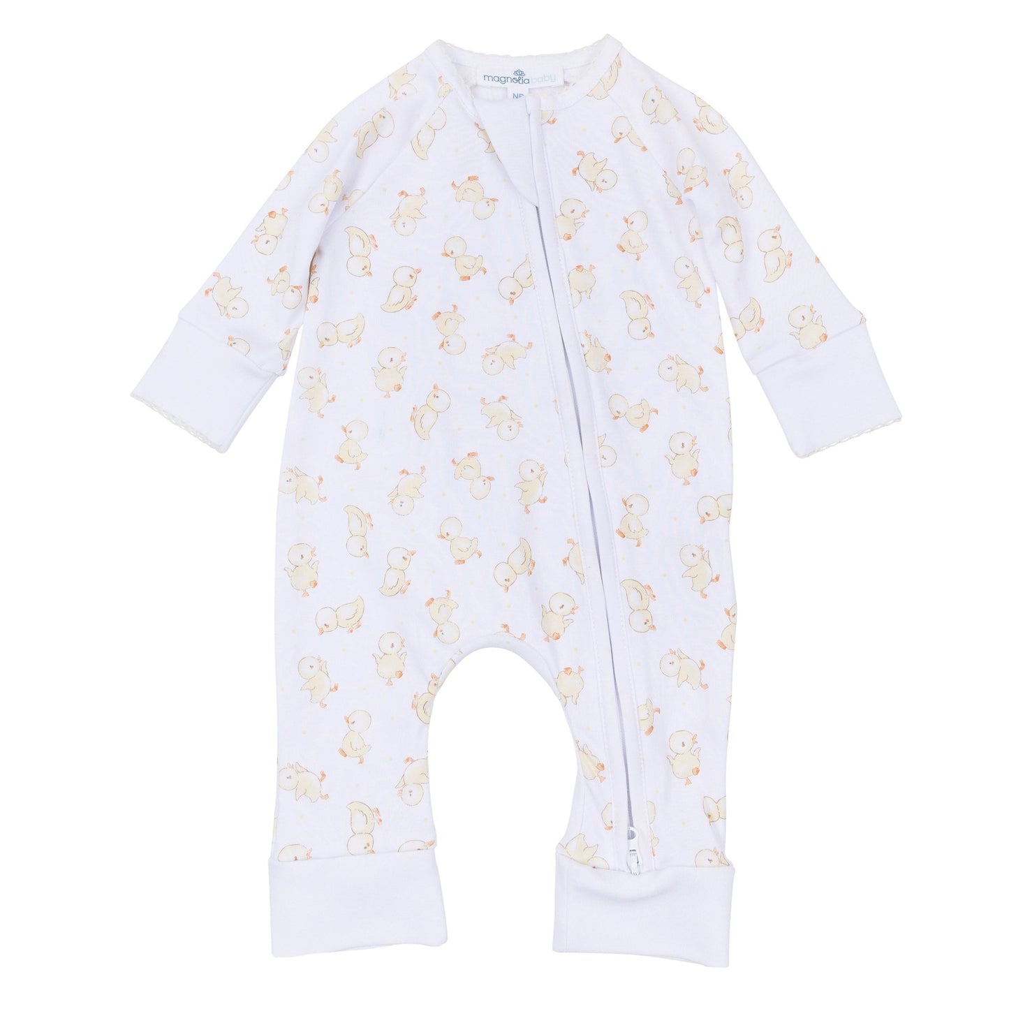Downy Ducklings Print Zip Playsuit - Magnolia BabyPlaysuit