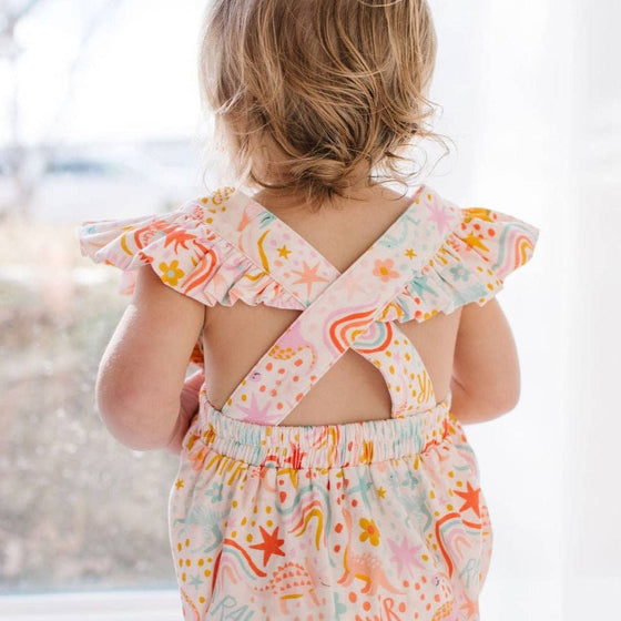 Dreamy Dino Emmy Romper - Magnolia BabyBubble