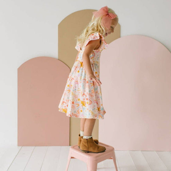 Dreamy Dino Olivia Twirl Dress - Magnolia BabyDress