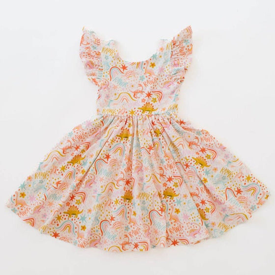 Dreamy Dino Olivia Twirl Dress - Magnolia BabyDress