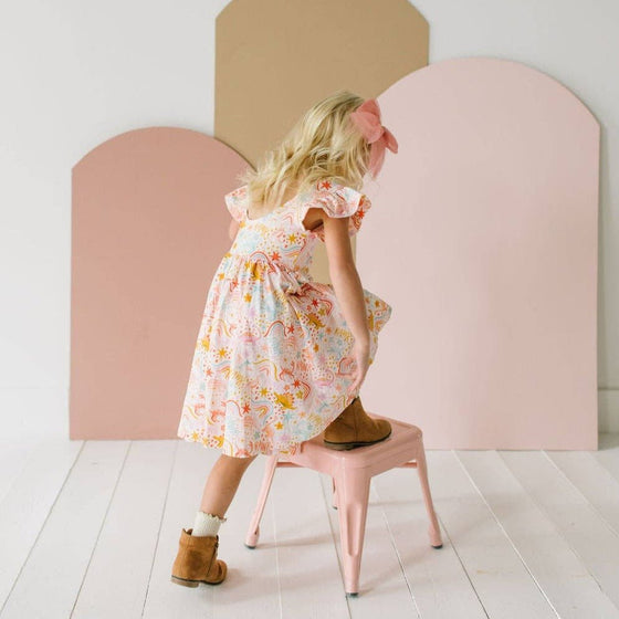 Dreamy Dino Olivia Twirl Dress - Magnolia BabyDress