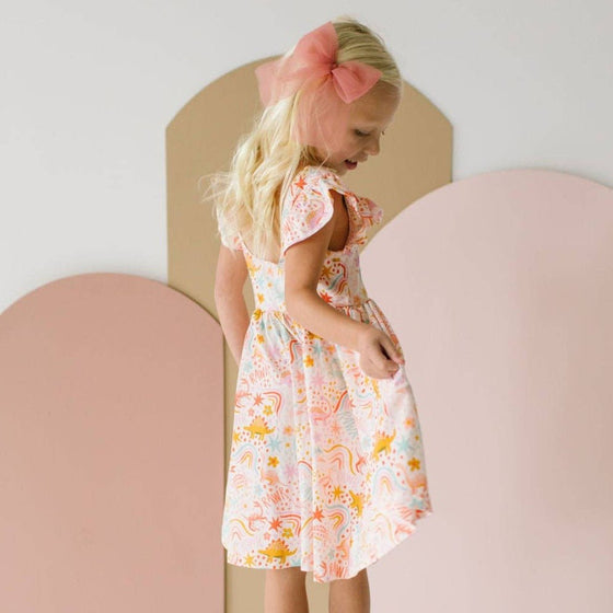 Dreamy Dino Olivia Twirl Dress - Magnolia BabyDress