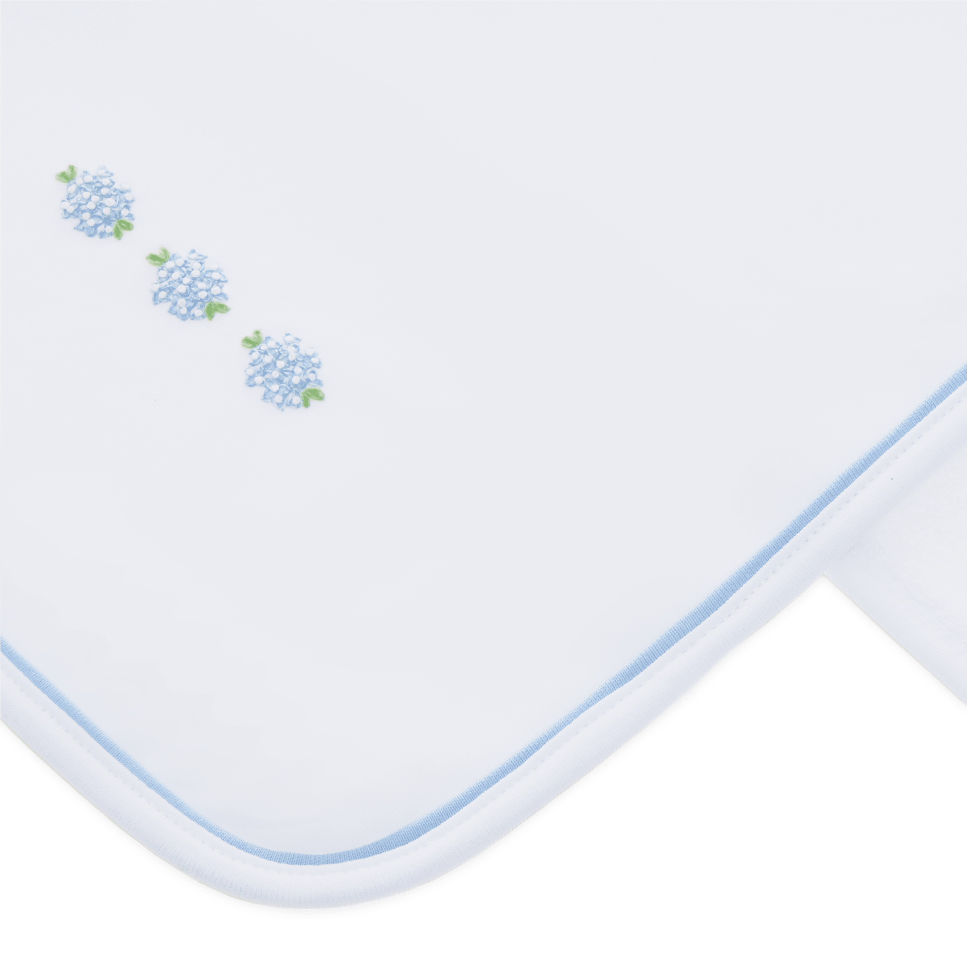Magnolia Baby_Dreamy Hydrangeas Hand-Embroidered Burp Cloth_3