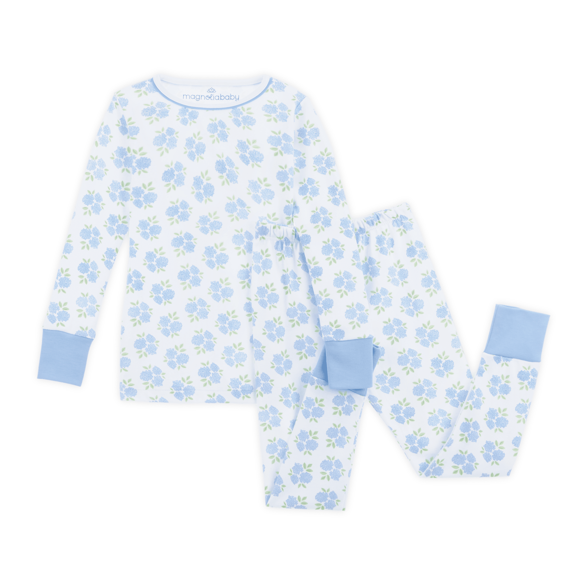 Magnolia Baby_Dreamy Hydrangeas Long Pajamas_2