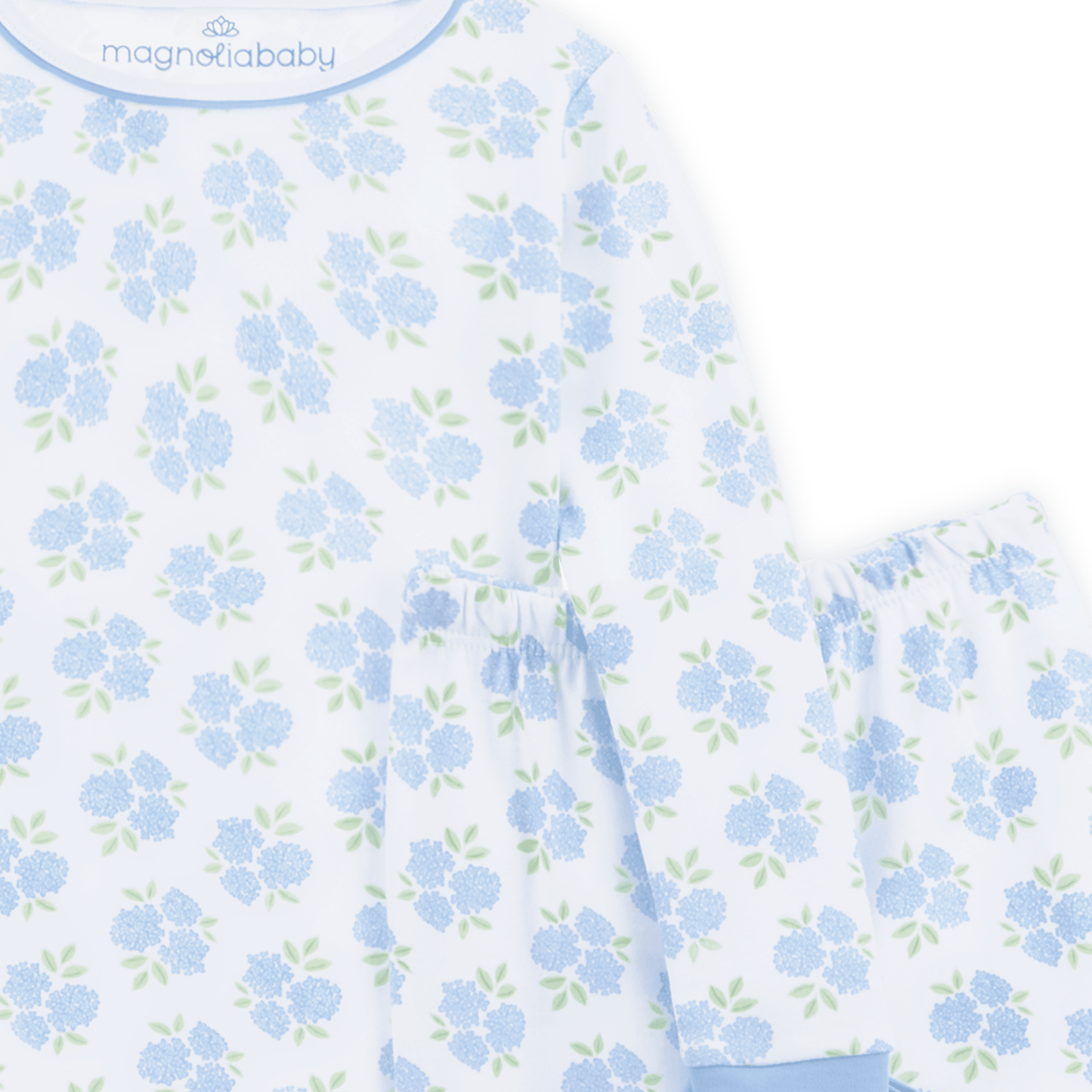 Magnolia Baby_Dreamy Hydrangeas Long Pajamas_4
