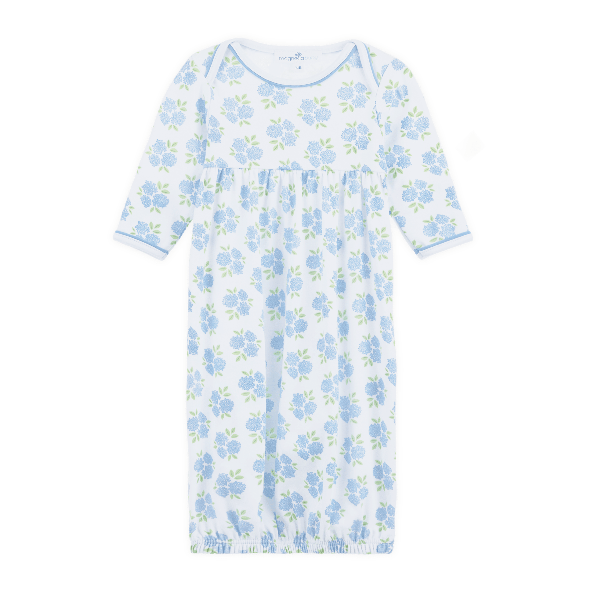 Magnolia Baby_Dreamy Hydrangeas Print Gathered Gown_2