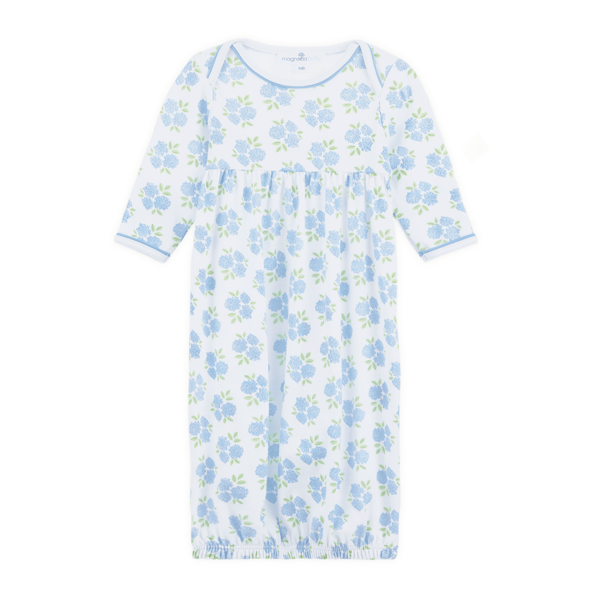 Magnolia Baby_Dreamy Hydrangeas Print Gathered Gown_2