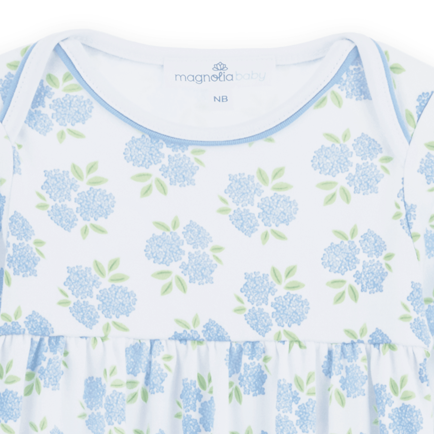 Magnolia Baby_Dreamy Hydrangeas Print Gathered Gown_4