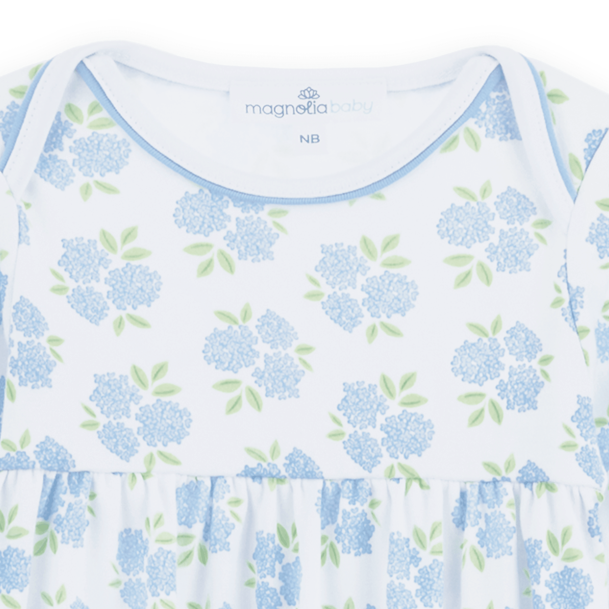 Magnolia Baby_Dreamy Hydrangeas Print Gathered Gown_4
