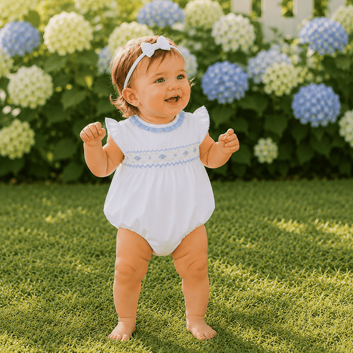 Magnolia Baby_Dreamy Hydrangeas Smocked Bubble_1