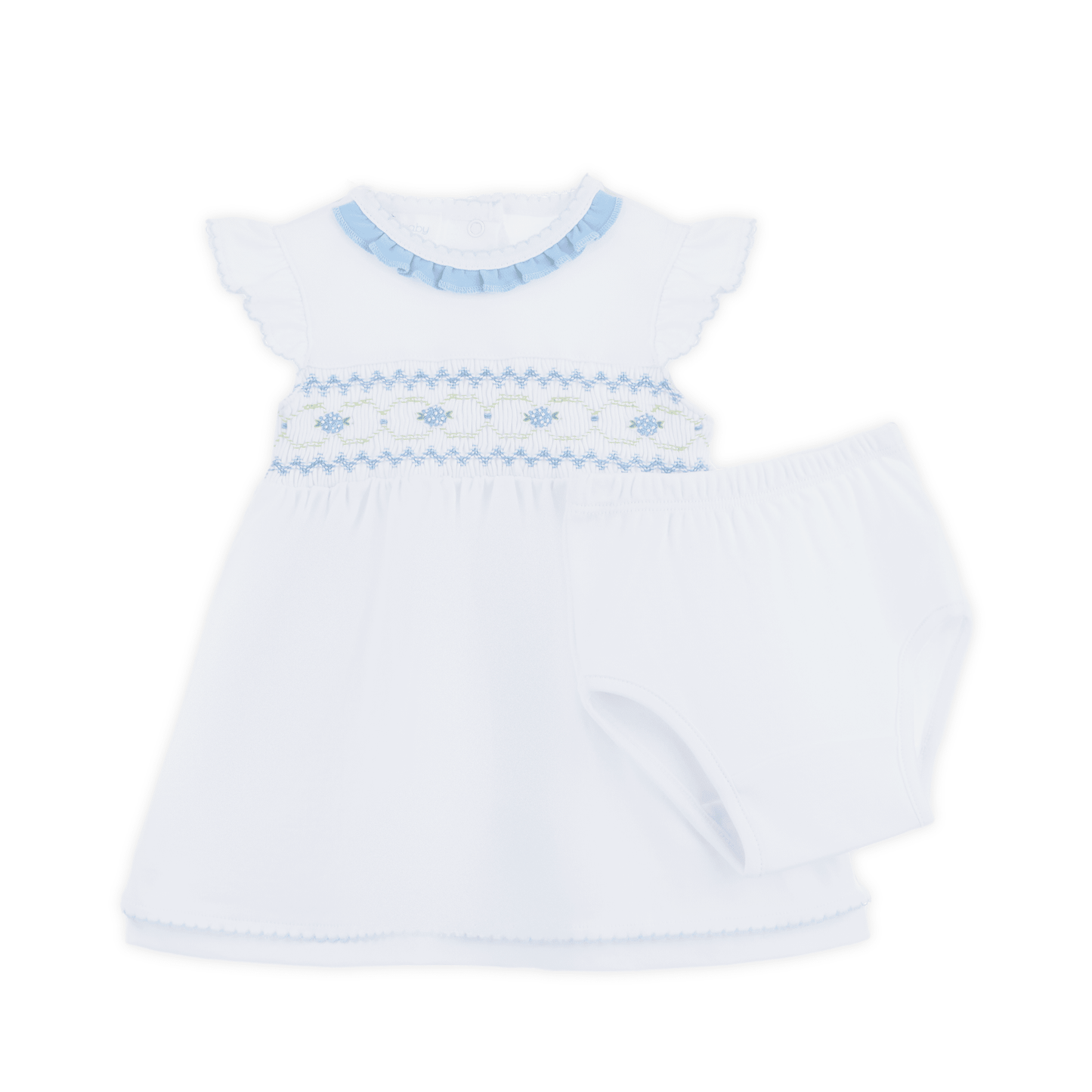 Magnolia Baby_Dreamy Hydrangeas Smocked Dress_3
