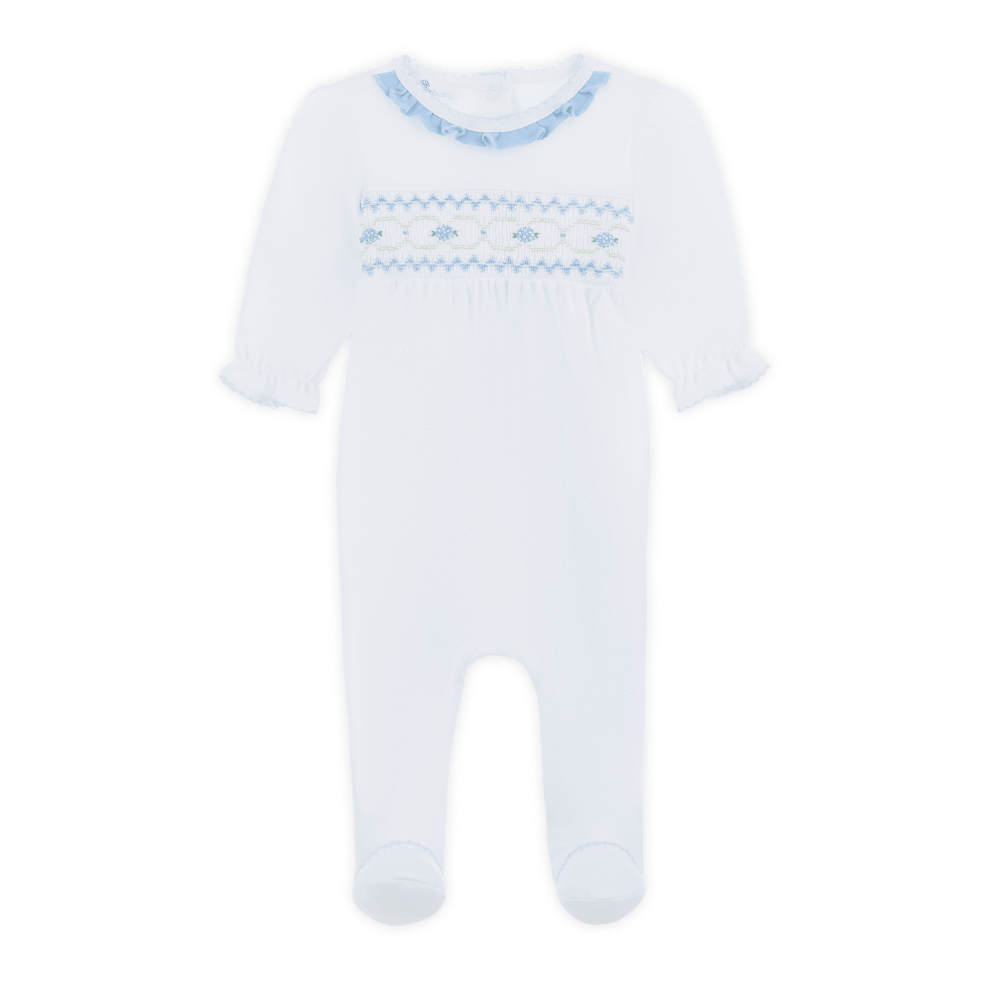 Magnolia Baby_Dreamy Hydrangeas Smocked Footie_2