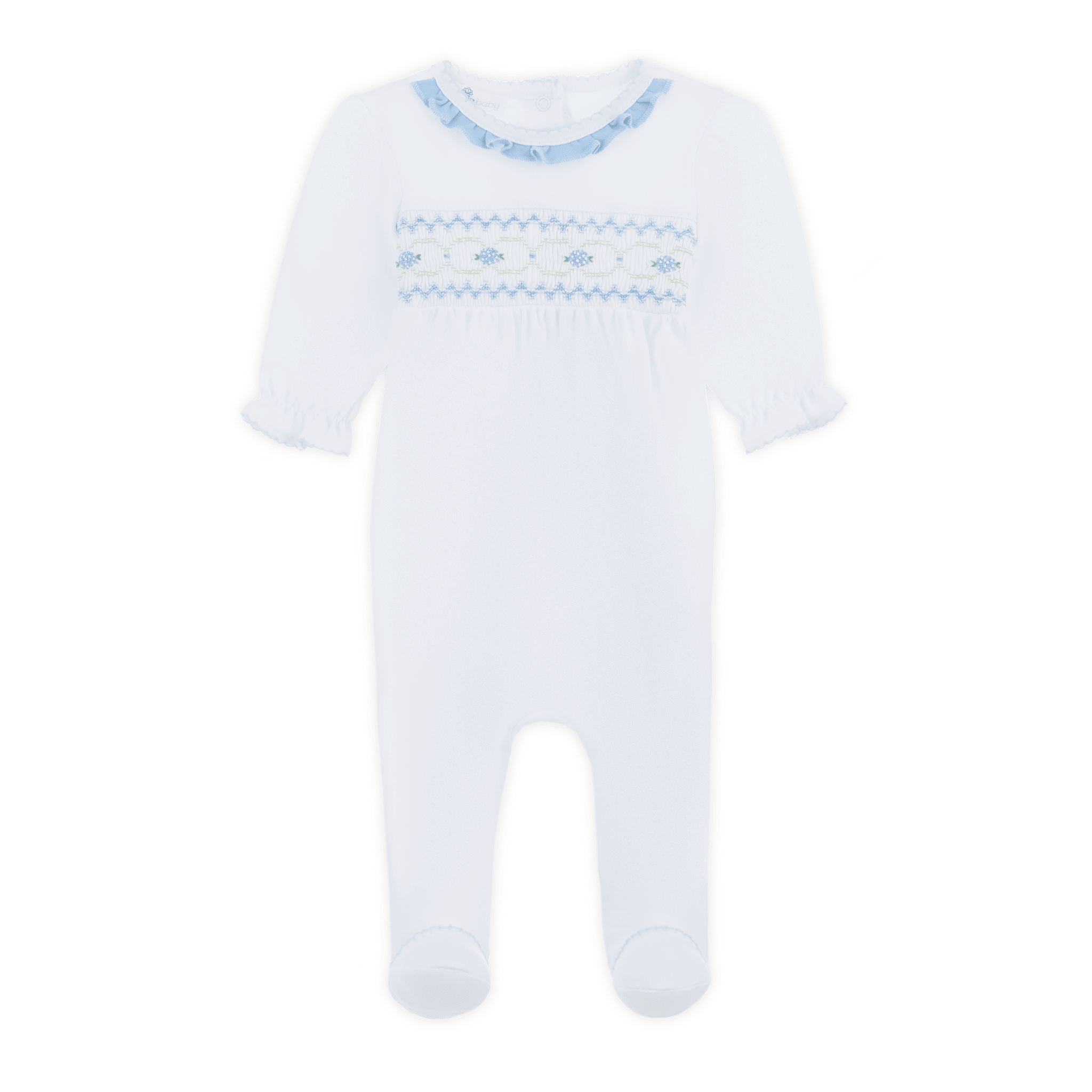 Magnolia Baby_Dreamy Hydrangeas Smocked Footie_2
