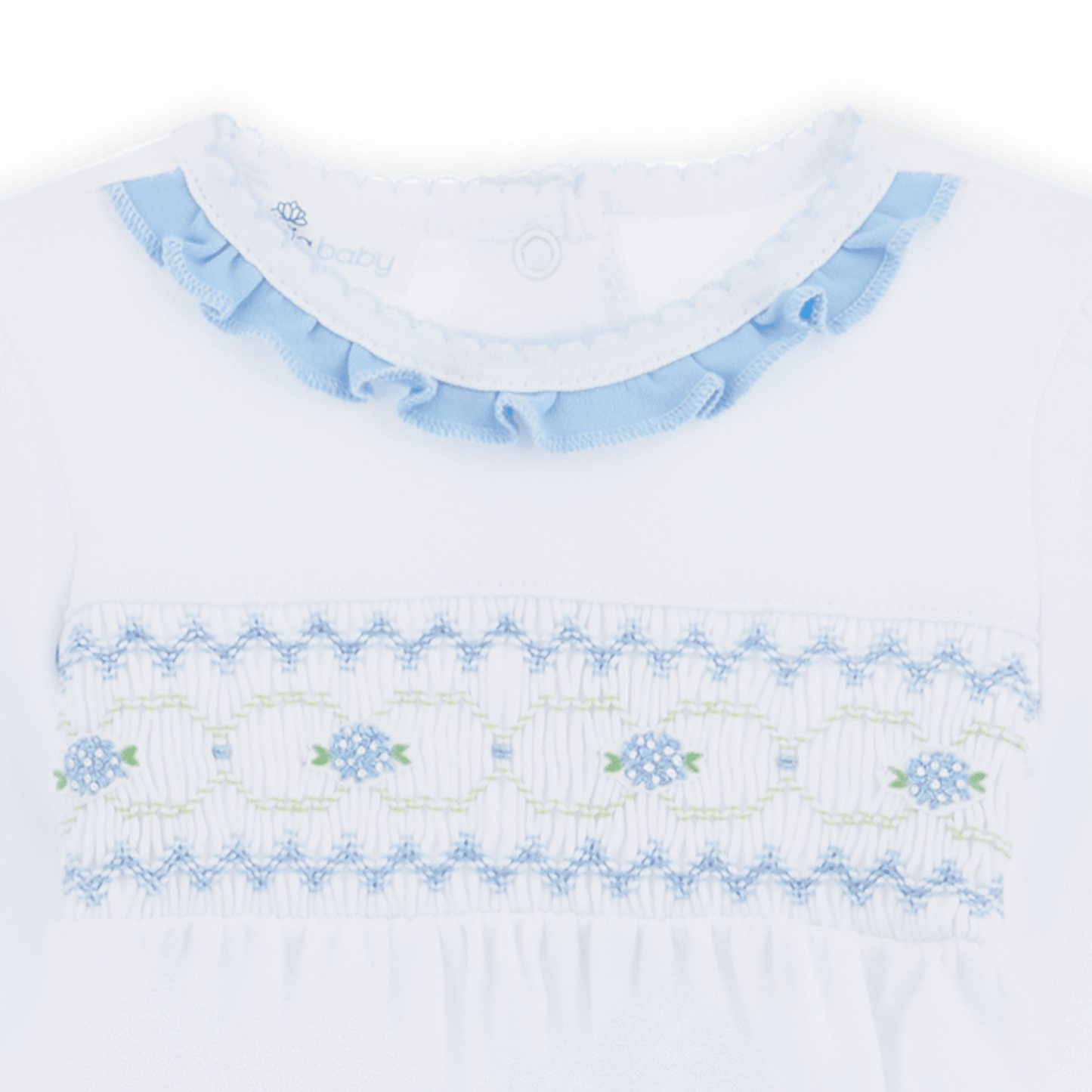 Magnolia Baby_Dreamy Hydrangeas Smocked Footie_4