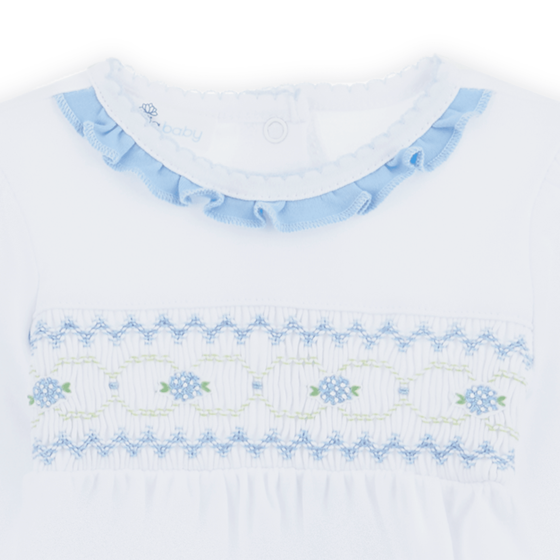 Magnolia Baby_Dreamy Hydrangeas Smocked Footie_4