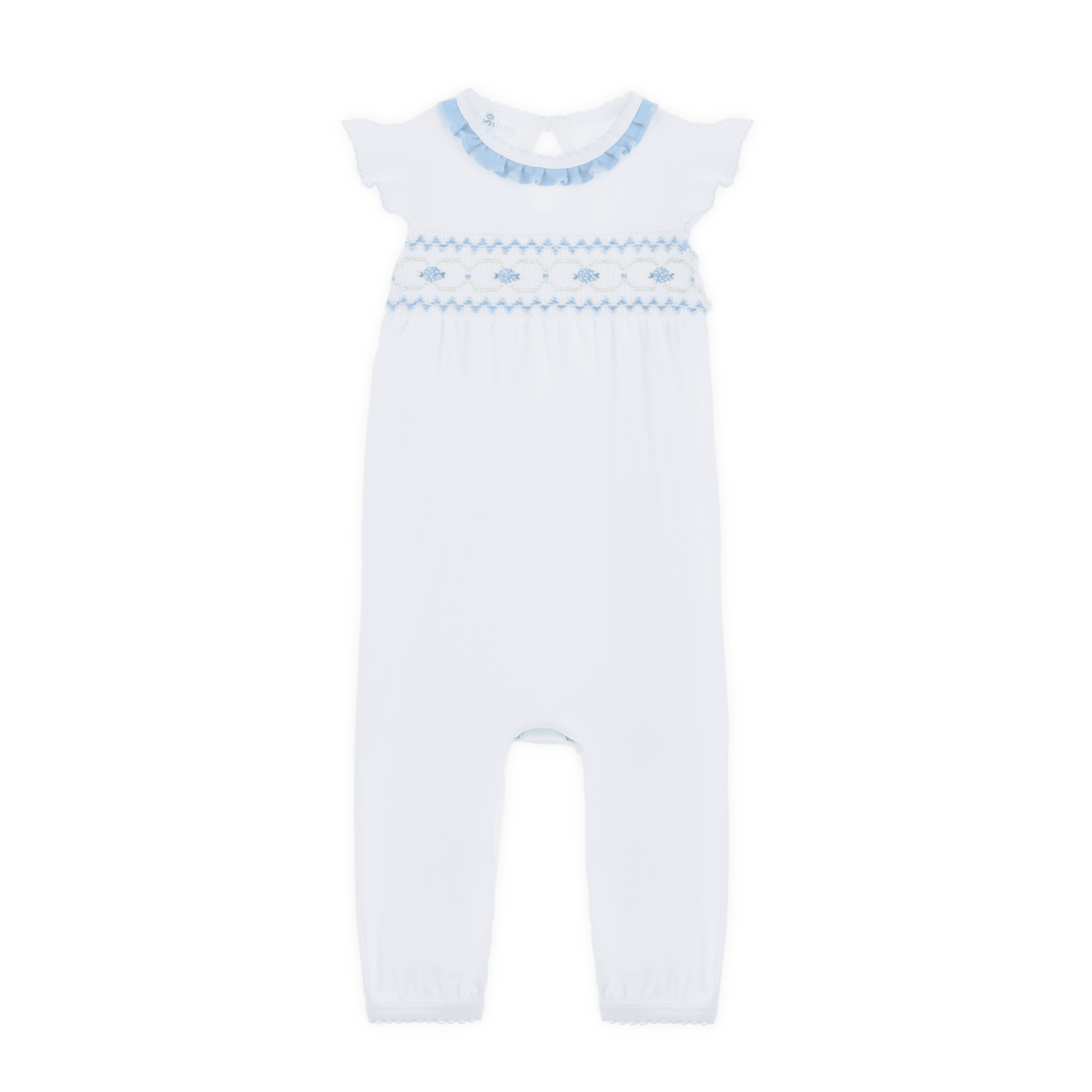 Magnolia Baby_Dreamy Hydrangeas Smocked Playsuit_1