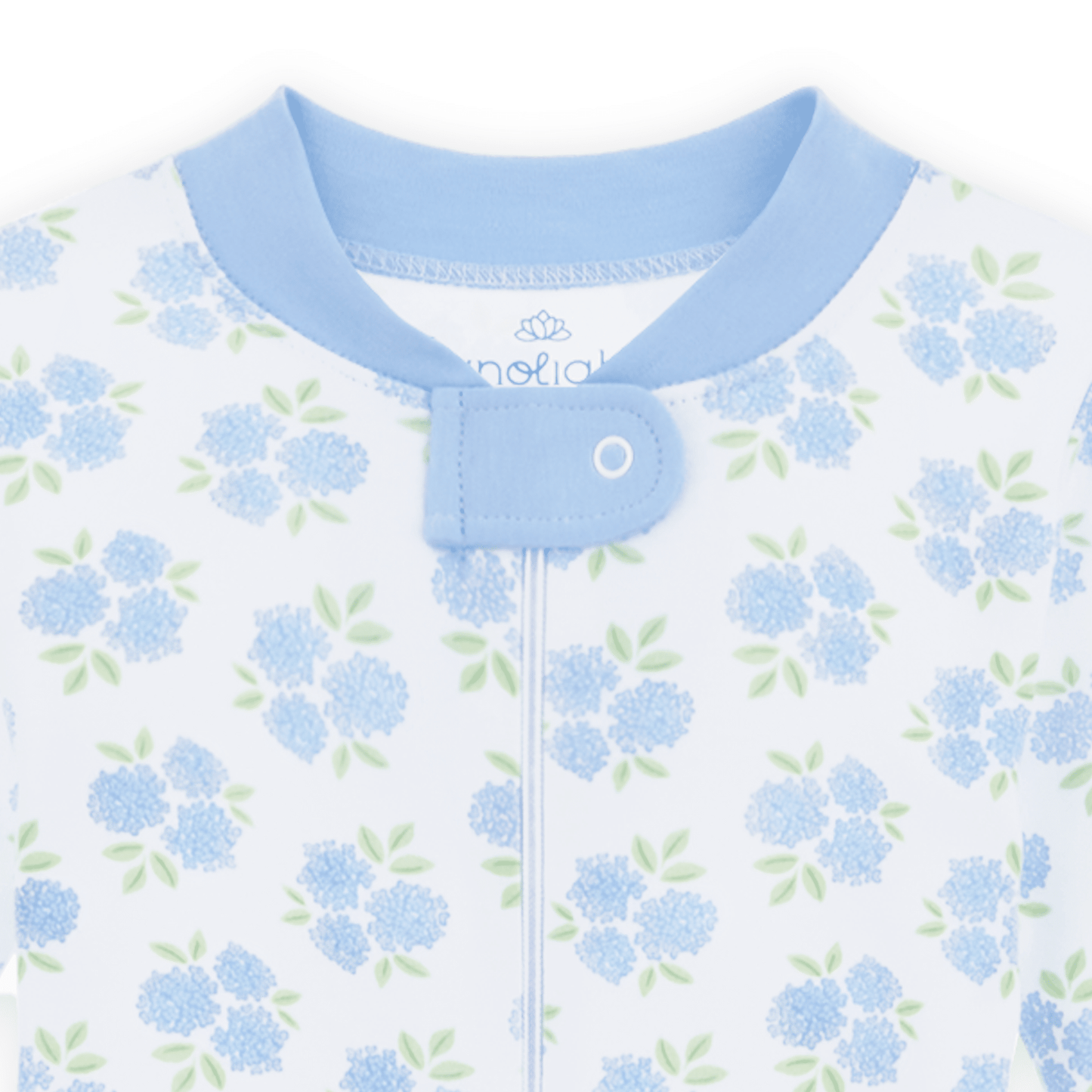 Magnolia Baby_Dreamy Hydrangeas Zip Pajamas_3