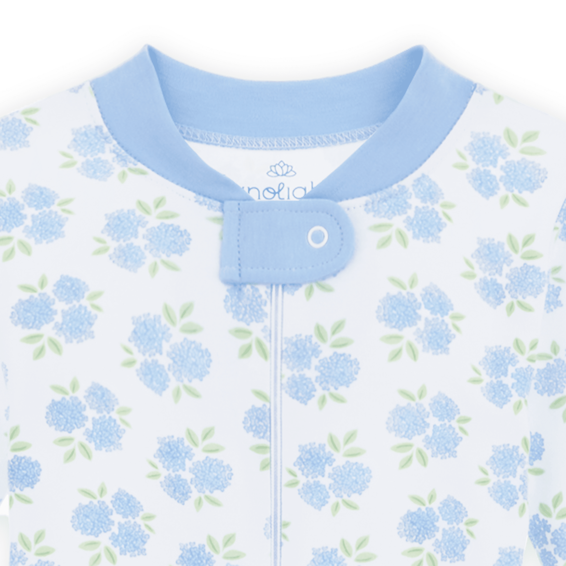 Magnolia Baby_Dreamy Hydrangeas Zip Pajamas_3