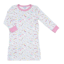  Dreamy Unicorns Big Girl Long Sleeve Nightdress - Magnolia BabyNightdress