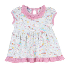  Dreamy Unicorns Pink Printed Short Sleeve Dress Set - Magnolia BabyDress