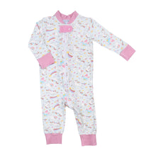  Dreamy Unicorns Pink Zipper Pajamas - Magnolia BabyZipper Pajamas