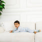 Luna and Arlo_Duck and Hound Long Pajamas_6