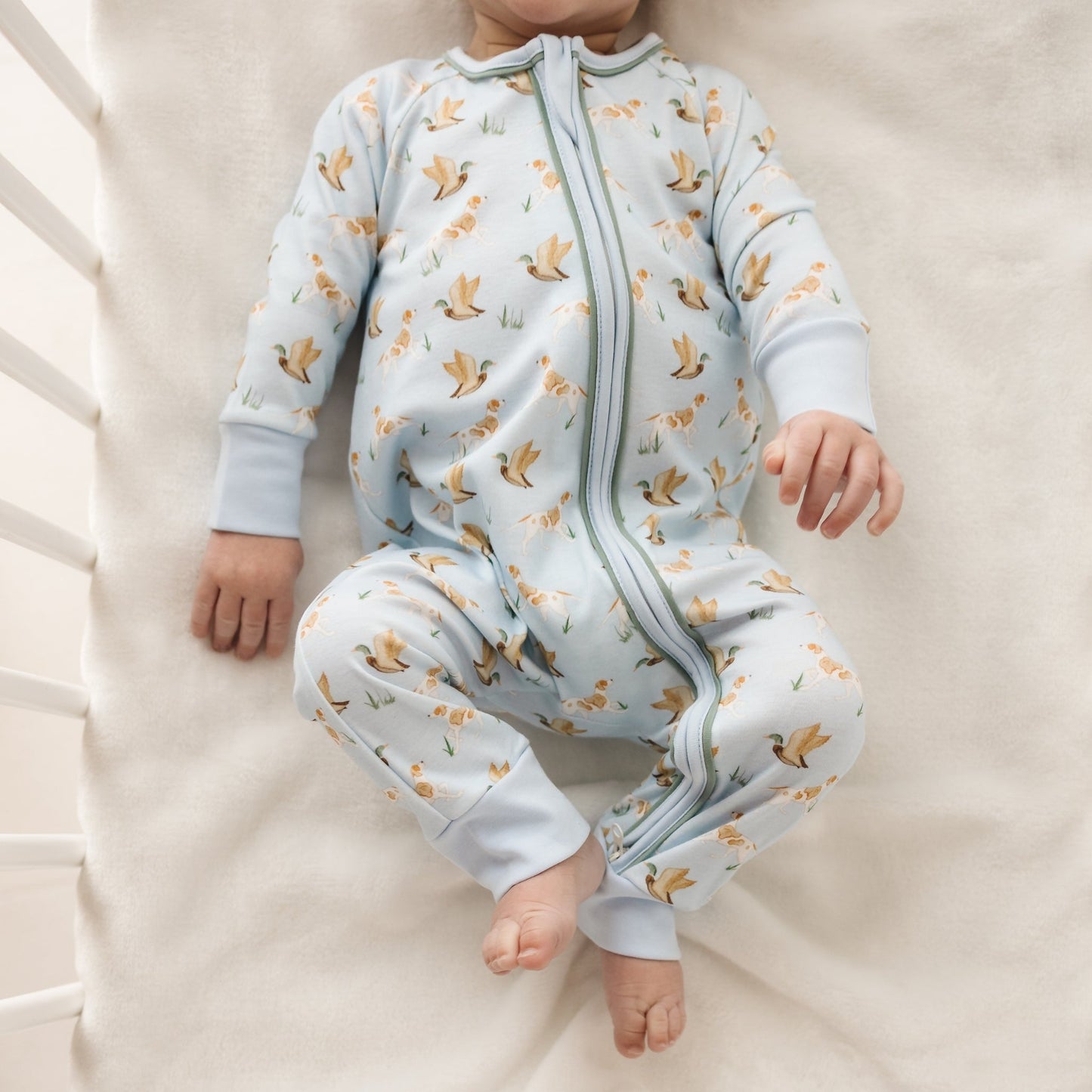 Luna and Arlo_Duck and Hound Zip Playsuit_7