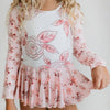 Dusty Pink Rose Skirted Leotard - Magnolia BabyLeotard