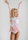 Dusty Pink Rose Skirted Leotard - Magnolia BabyLeotard
