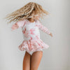 Dusty Pink Rose Skirted Leotard - Magnolia BabyLeotard
