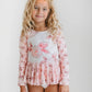 Dusty Pink Rose Skirted Leotard - Magnolia BabyLeotard