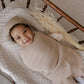 Organic Cotton Knit Blanket + Hat Gift Set - Oatmeal