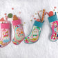 Sugar Plum Embroidered Stocking