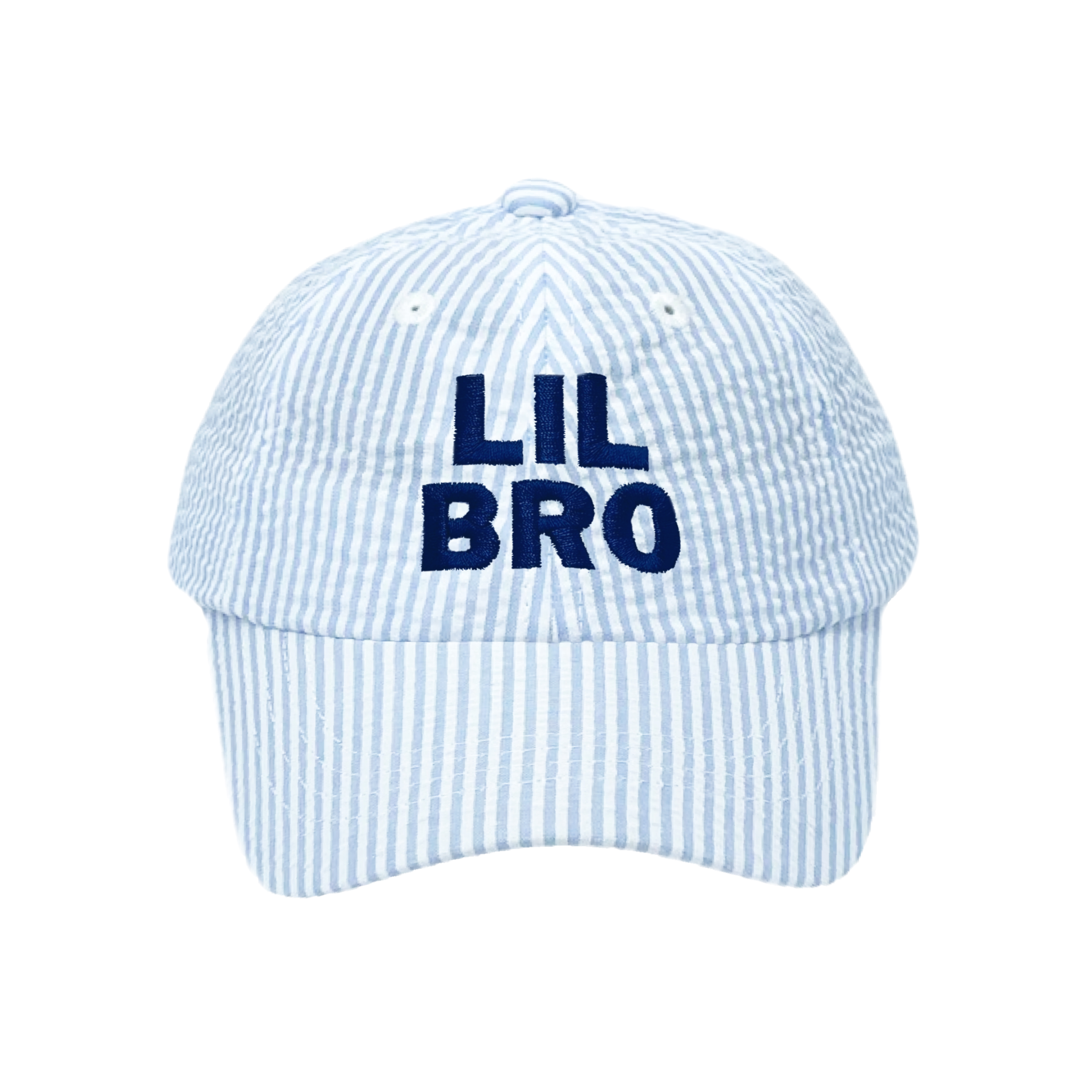Lil Bro Seersucker Baseball Hat