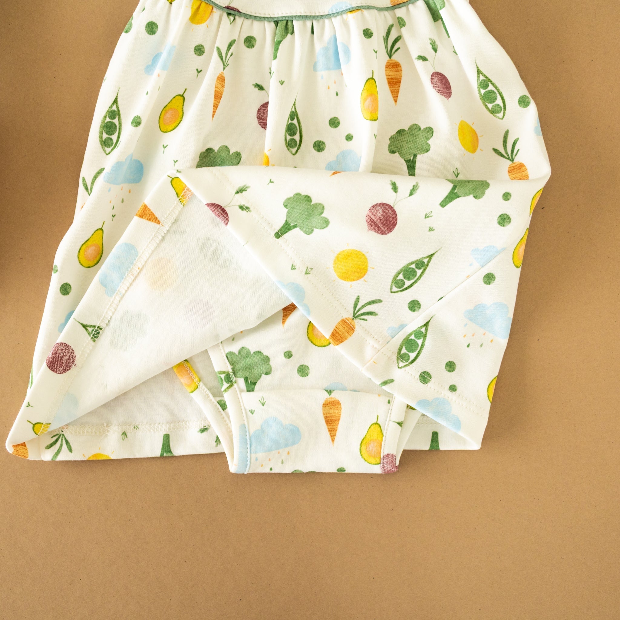 Eat your Veggies! Flutters Dress - Magnolia BabyDress