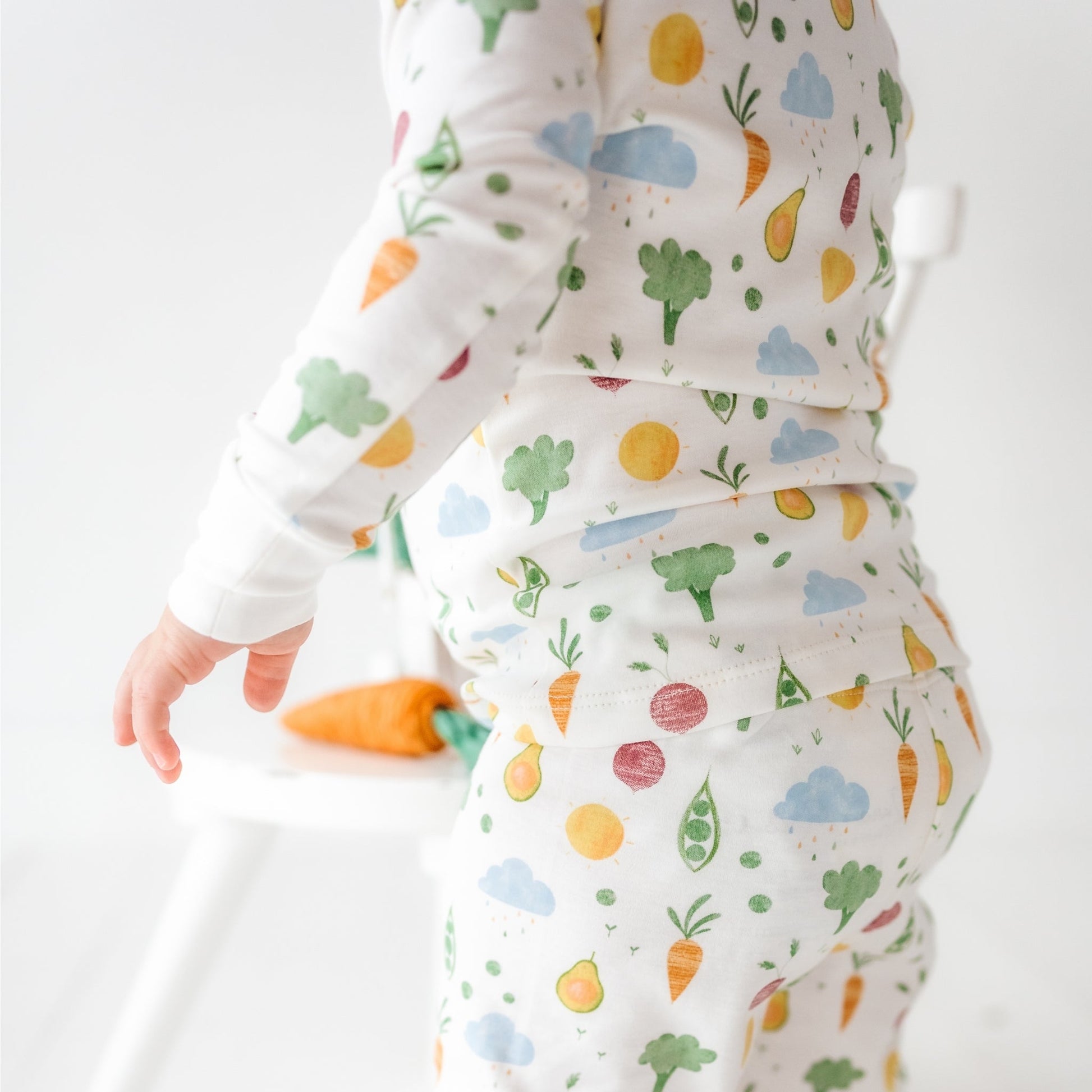Eat your Veggies! Long Pajamas - Magnolia BabyLong Pajamas