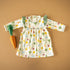 Eat your Veggies! Long Sleeve Flutters Dress - Magnolia BabyDress