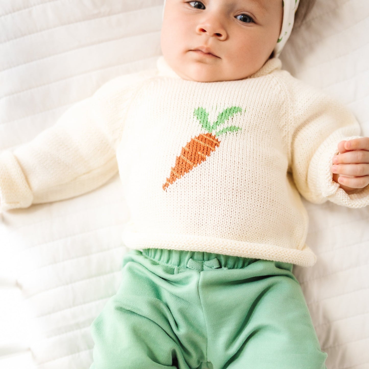 Eat your Veggies! Rollneck Sweater - Magnolia BabyPullover