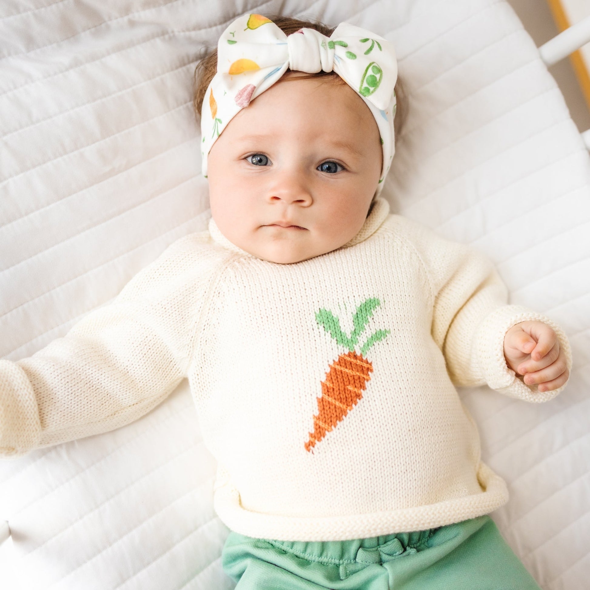 Eat your Veggies! Rollneck Sweater - Magnolia BabyPullover