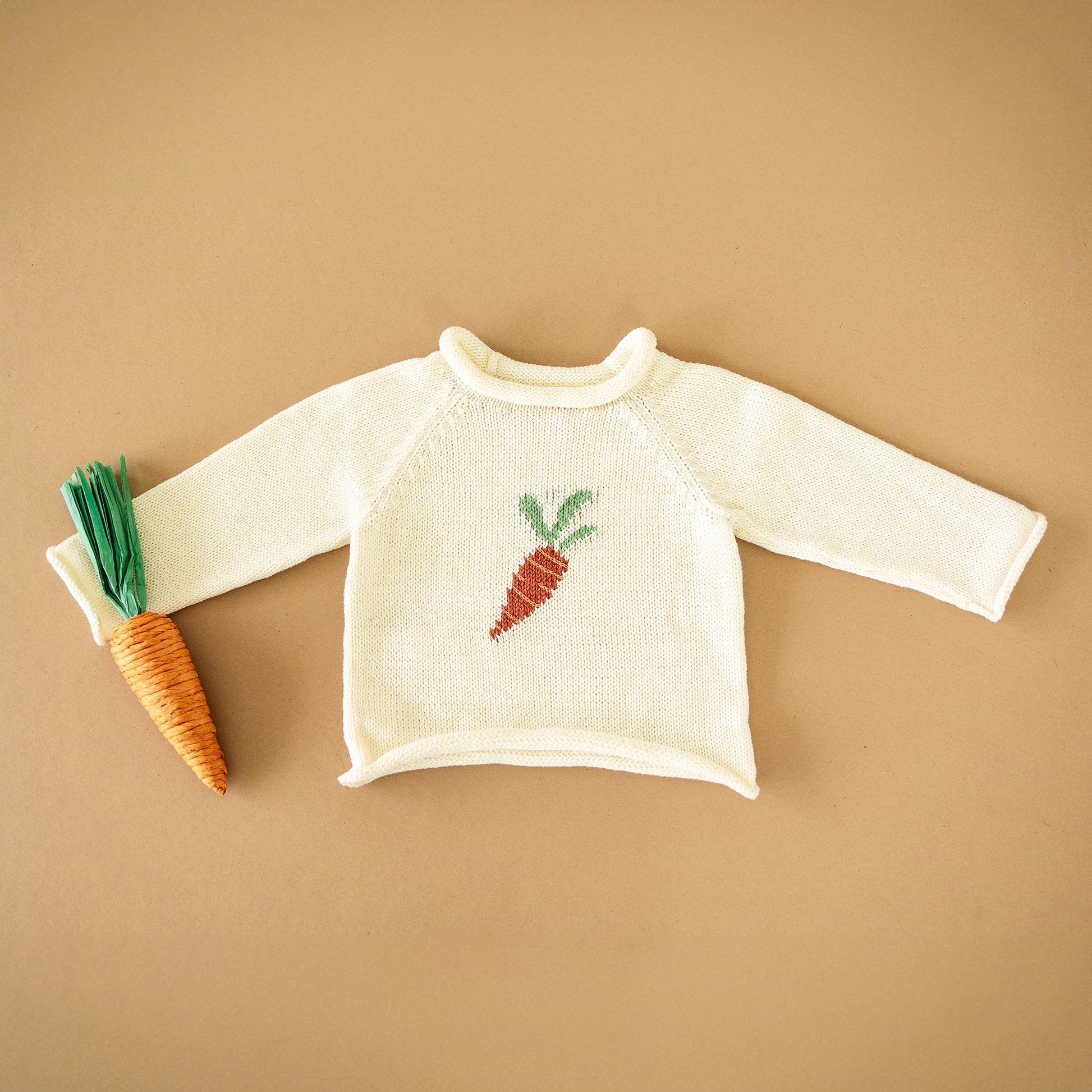 Eat your Veggies! Rollneck Sweater - Magnolia BabyPullover