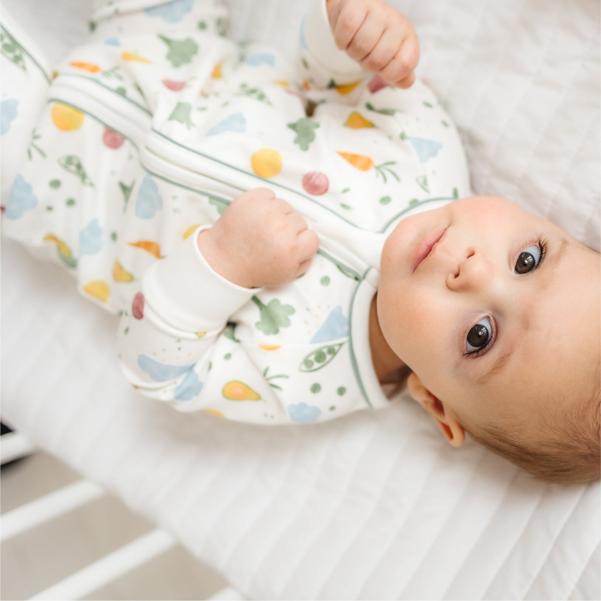 Eat your Veggies! Zip Playsuit - Magnolia BabyPlaysuit