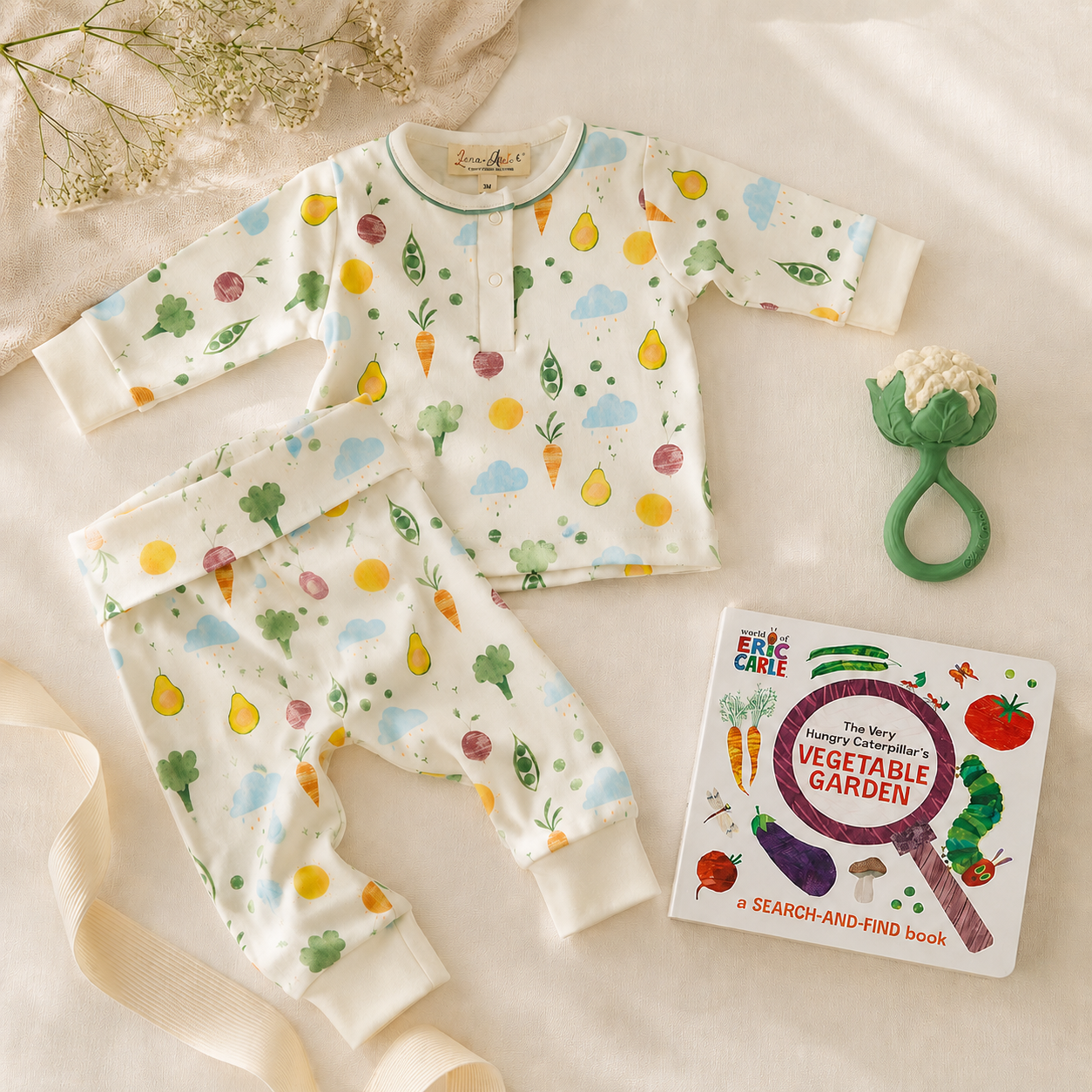 Eat Your Veggies Pants Set Gift