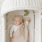 Organic Cotton Knit Blanket + Hat Gift Set - Oatmeal