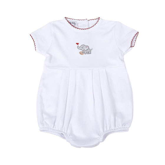 Elephant Football Classics Embroidered Boy Bubble - Magnolia BabyBubble