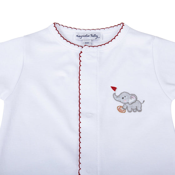 Elephant Football Classics Embroidered Converter - Magnolia BabyConverter Gown