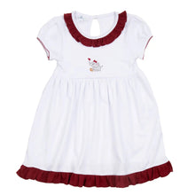  Elephant Football Classics Embroidered Dress - Magnolia BabyDress