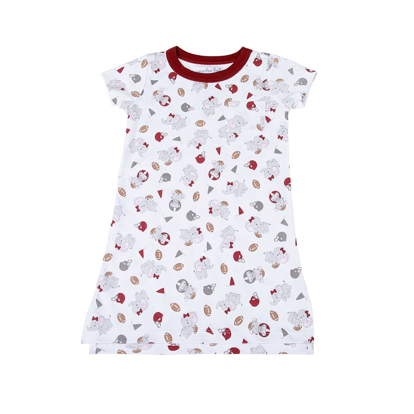 Elephant Football Classics Girl's Nightdress - Magnolia BabyNightdress